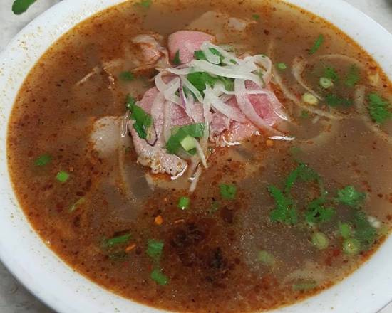 03. Satay Beef Rice Noodle Soup 生沙爹牛肉湯粉